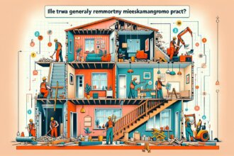 Ile trwa generalny remont mieszkania? Harmonogram prac