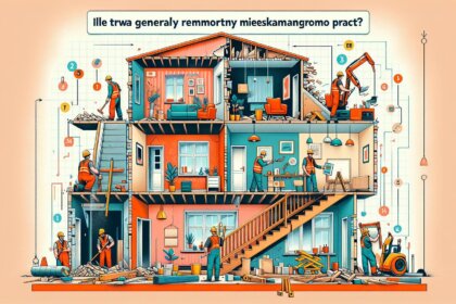 Ile trwa generalny remont mieszkania? Harmonogram prac